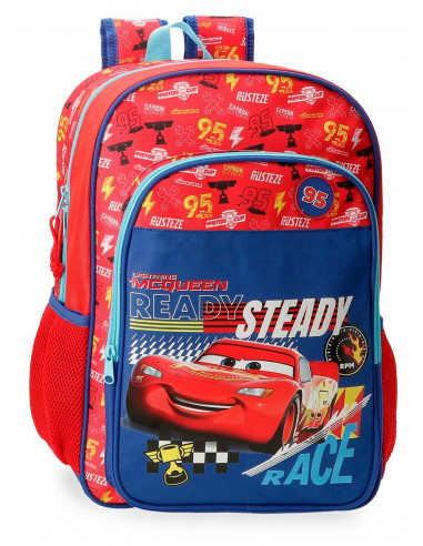 4242341 BACKPACK 40CM. CARS LETS RACE